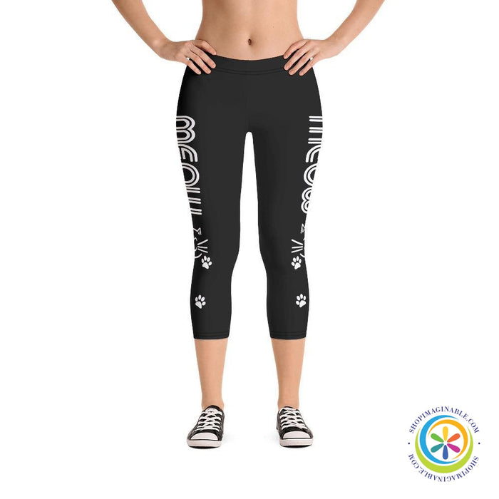 Cutest MEOW Capri Leggings-ShopImaginable.com