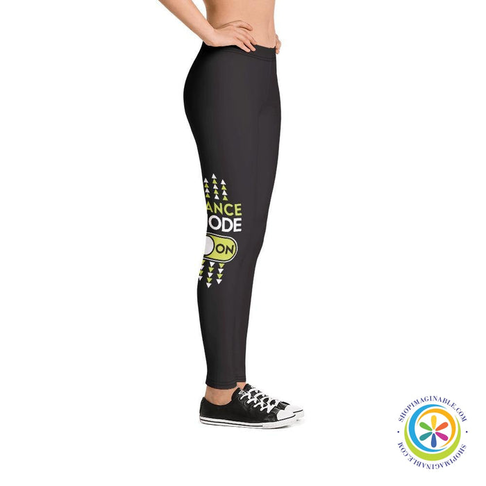 Dance Mode On Full Length Leggings-ShopImaginable.com
