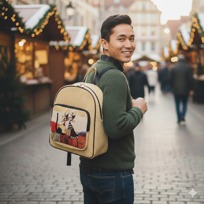 DAPK-RWC-COPPIA | Rosina Cat Cappia Daypack Backpack