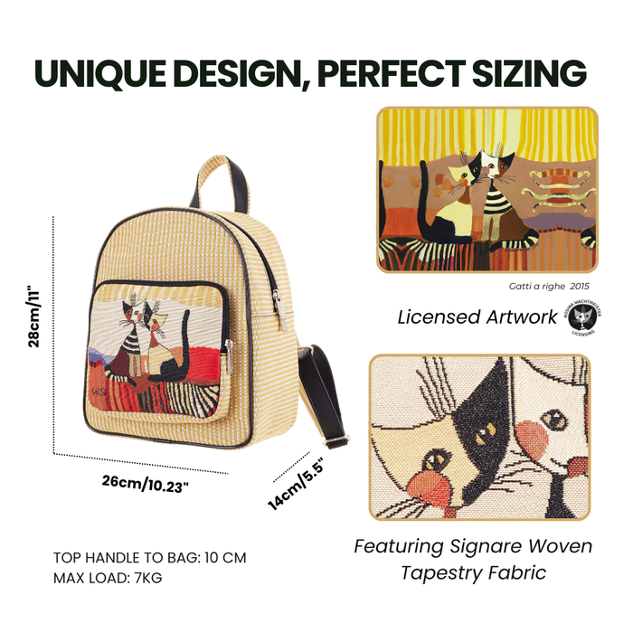 DAPK-RWC-COPPIA | Rosina Cat Cappia Daypack Backpack