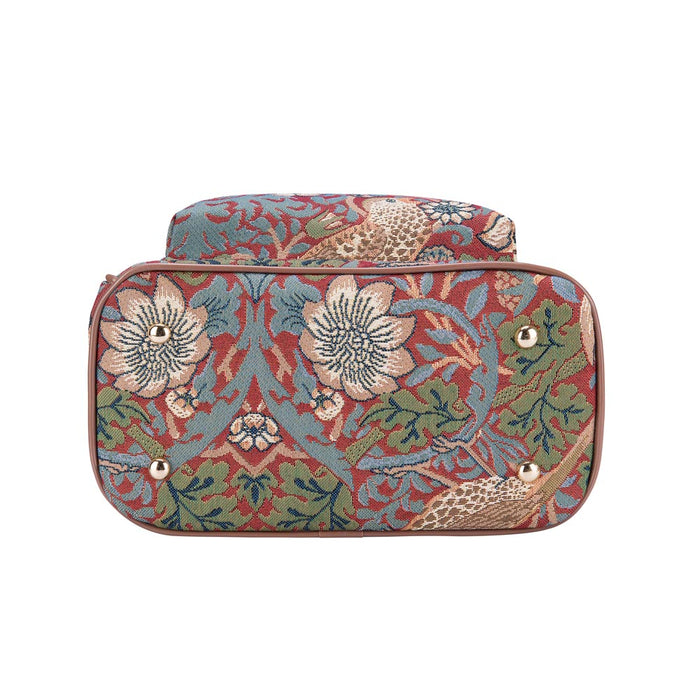 DAPK-STRD | William Morris Strawberry Thief Red daypack bag