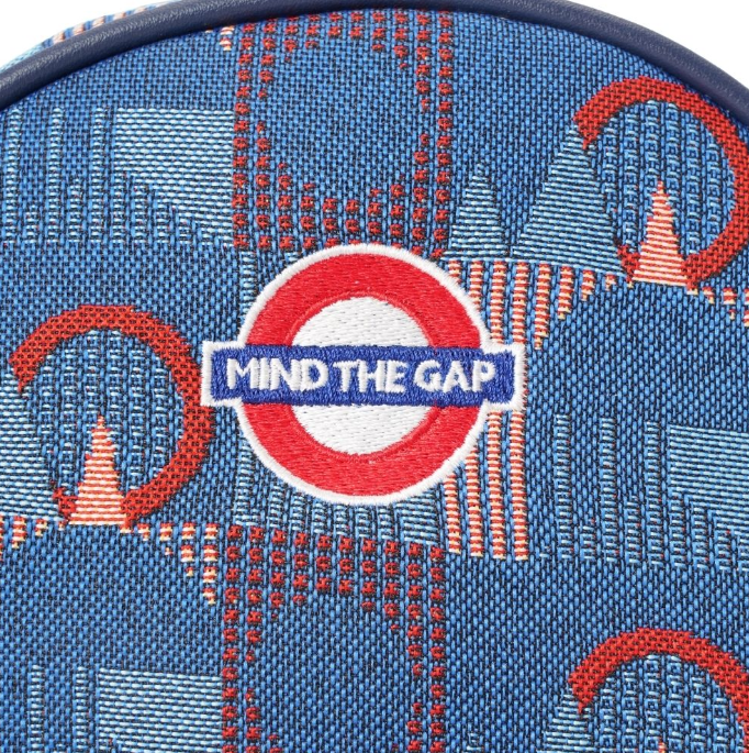 DAPK-TFL-PICCA-GAP | TfL Piccadilly Moquette Mind the Gap Small Rucksack
