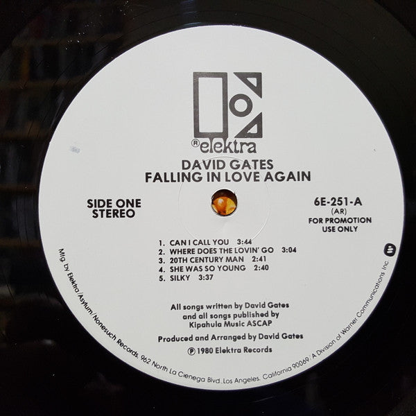 David Gates - Falling In Love Again (LP) [US] 1st (Near Mint (NM or M-))