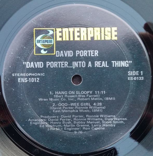 David Porter - ...Into A Real Thing (LP) [US] 1st (Very Good Plus (VG+))
