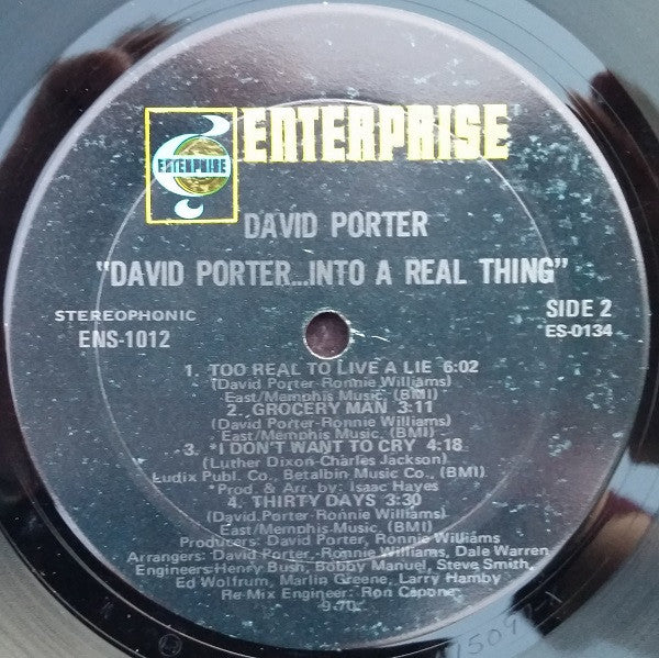 David Porter - ...Into A Real Thing (LP) [US] 1st (Very Good Plus (VG+))