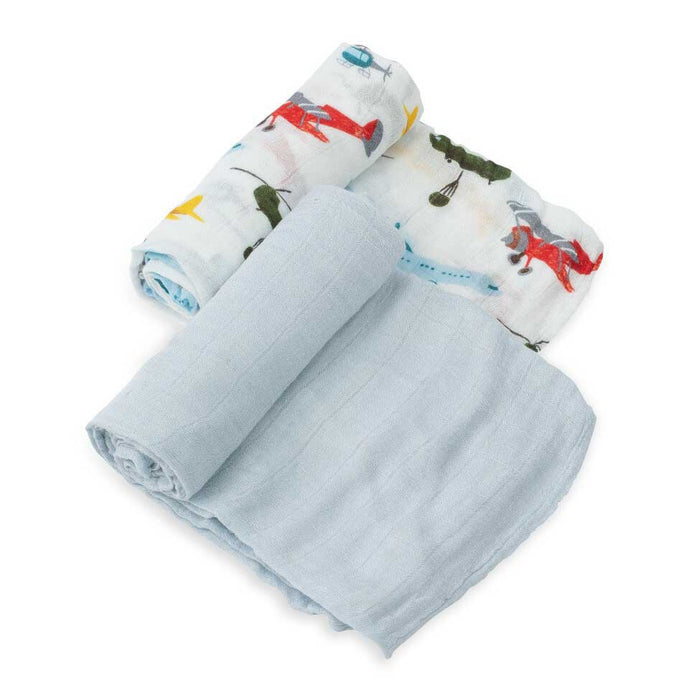 Little Unicorn Deluxe Muslin Swaddle 2pk – Airshow | Koop.co.nz