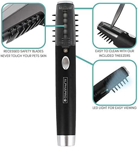 Painlessly Removes Knots & Tangles from Long Haired Dogs Dog Hair Trimmers Pet Clever