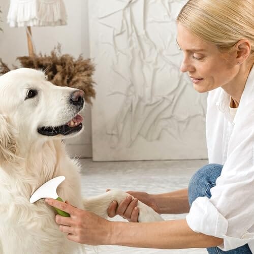 Dematting Comb Tool for Removing Matted Hair from Under Coat Dog Combs Pet Clever