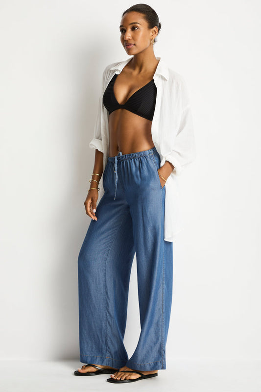 Denim Surf Tide Pant in  | Sea Level Australia