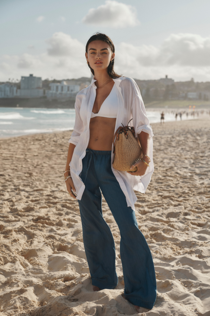 Denim Surf Tide Pant in  | Sea Level Australia