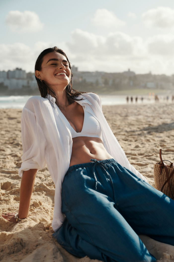 Denim Surf Tide Pant in  | Sea Level Australia