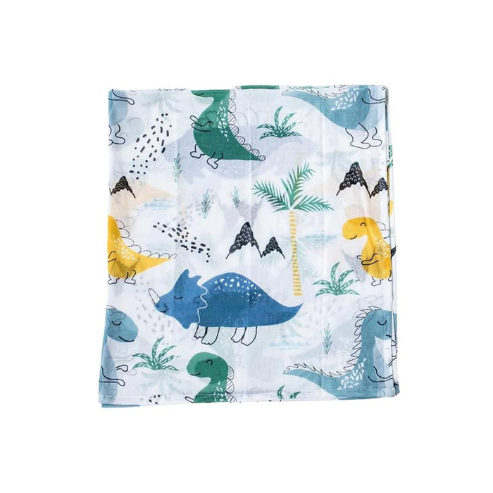 Di Lusso Living Dino Dinosaur Muslin Swaddle | Koop.co.nz