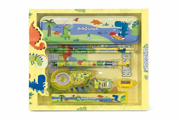 Dinosaur Kids Stationery Gift Set – 8pc Dino Theme