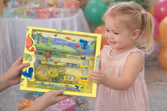 Dinosaur Kids Stationery Gift Set – 8pc Dino Theme