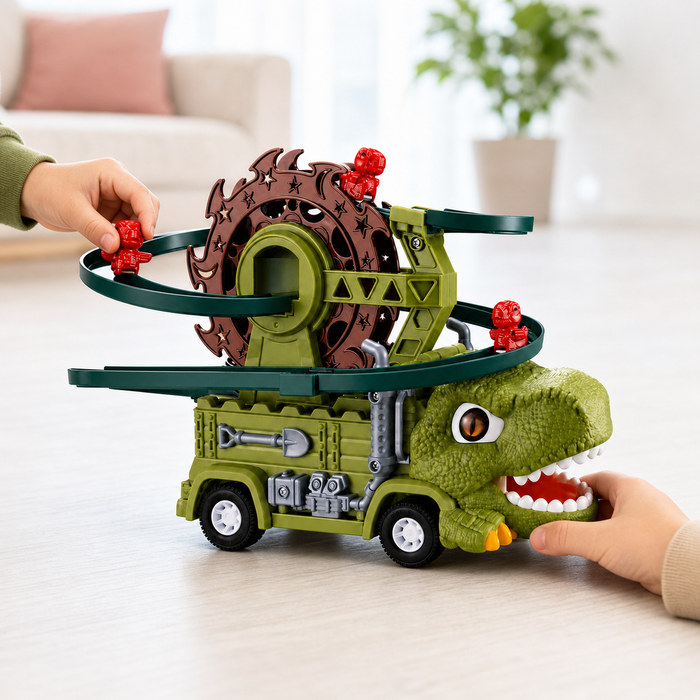 Dinosaur Track Toy – Tyrannosaurus Rex Light & Sound Truck (Ages 3+)