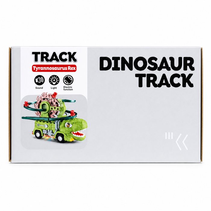 Dinosaur Track Toy – Tyrannosaurus Rex Light & Sound Truck (Ages 3+)