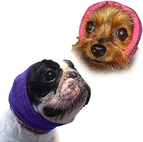 Dog & Cat Calming Band - Anxiety Relief/Noise Protection-Grooming-Thunder-Fireworks 2 Pack Clothes Pet Clever