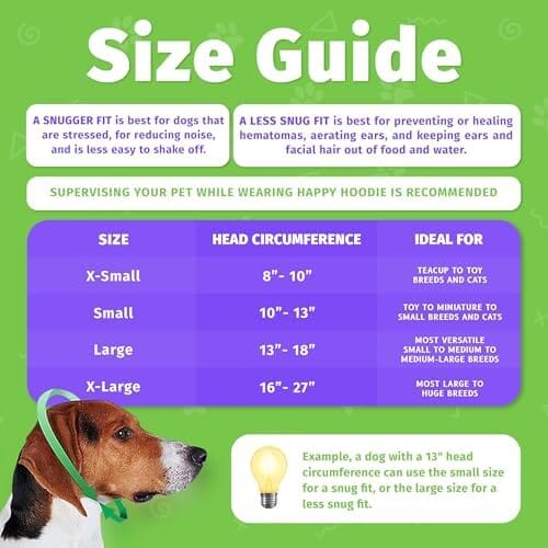 Dog & Cat Calming Band - Anxiety Relief/Noise Protection-Grooming-Thunder-Fireworks 2 Pack Clothes Pet Clever