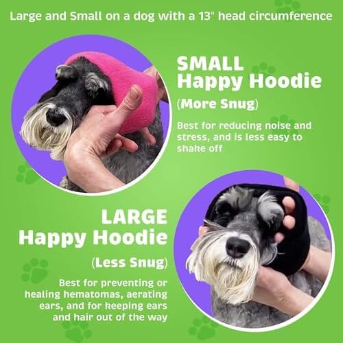 Dog & Cat Calming Band - Anxiety Relief/Noise Protection-Grooming-Thunder-Fireworks 2 Pack Clothes Pet Clever