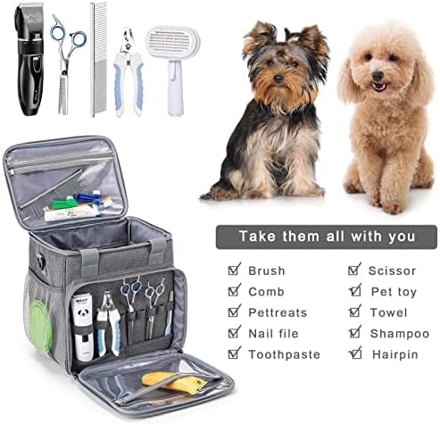 Dog Grooming Supplies Organizer Tote Bag Cat Care & Grooming Pet Clever
