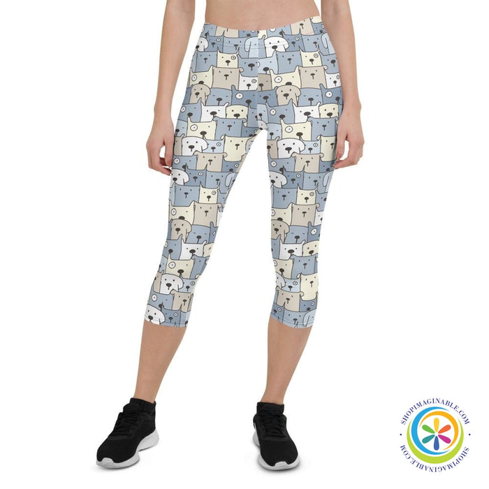 Dog Lover's Capri Leggings-ShopImaginable.com