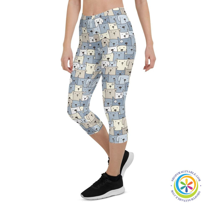 Dog Lover's Capri Leggings-ShopImaginable.com