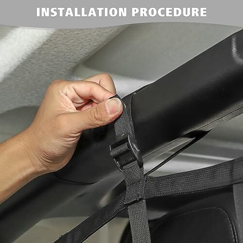 Dog Pet Barrier Back Seat Cargo Net Trunk Organizer with Storage Pockets & Molle System Travel Pet Clever