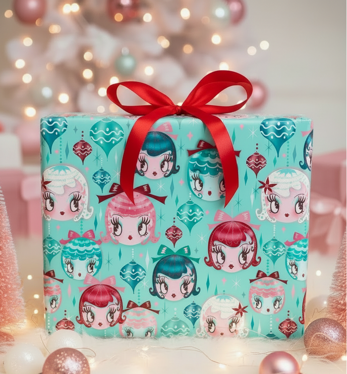 Dolly Ornaments • Gift Wrap Paper 3 Rolls