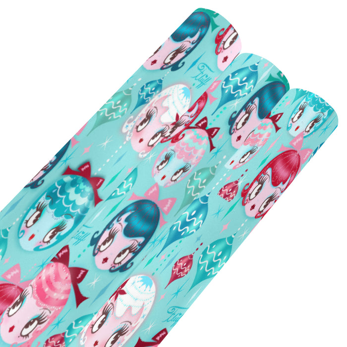 Dolly Ornaments • Gift Wrap Paper 3 Rolls