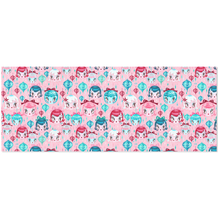 Dolly Ornaments Pink • Gift Wrap Paper 3 Rolls