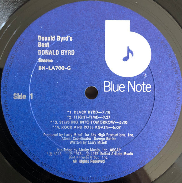 Donald Byrd - Donald Byrd's Best (LP) [US] 1st (Very Good Plus (VG+))