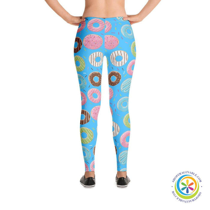 Donuts Donuts Donuts Leggings-ShopImaginable.com