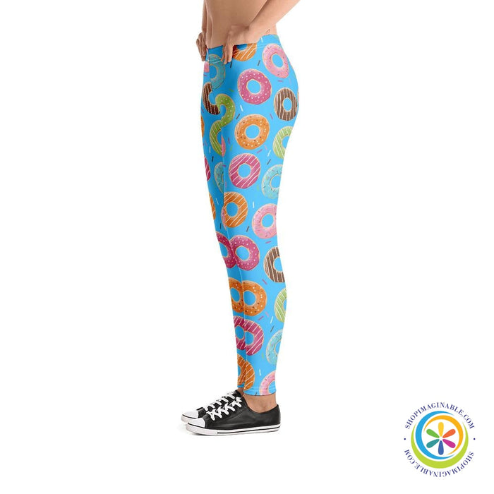 Donuts Donuts Donuts Leggings-ShopImaginable.com