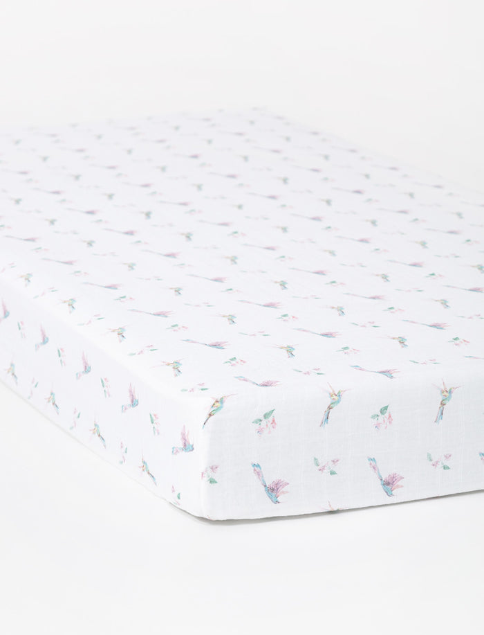 Drap-housse en mousseline