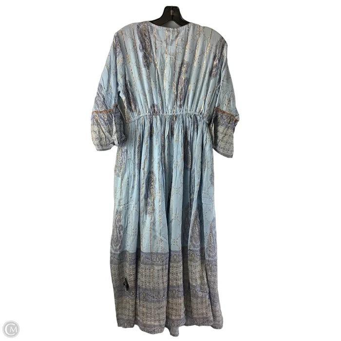 Dress Casual Maxi By Clothes Mentor In Blue, Size: Xl
