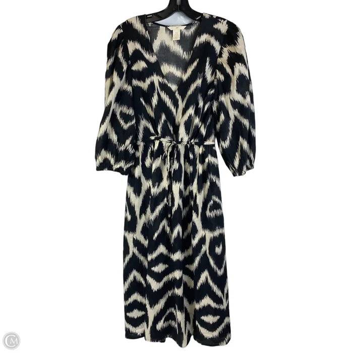 Dress Casual Maxi By H&m In Black, Size: Xs