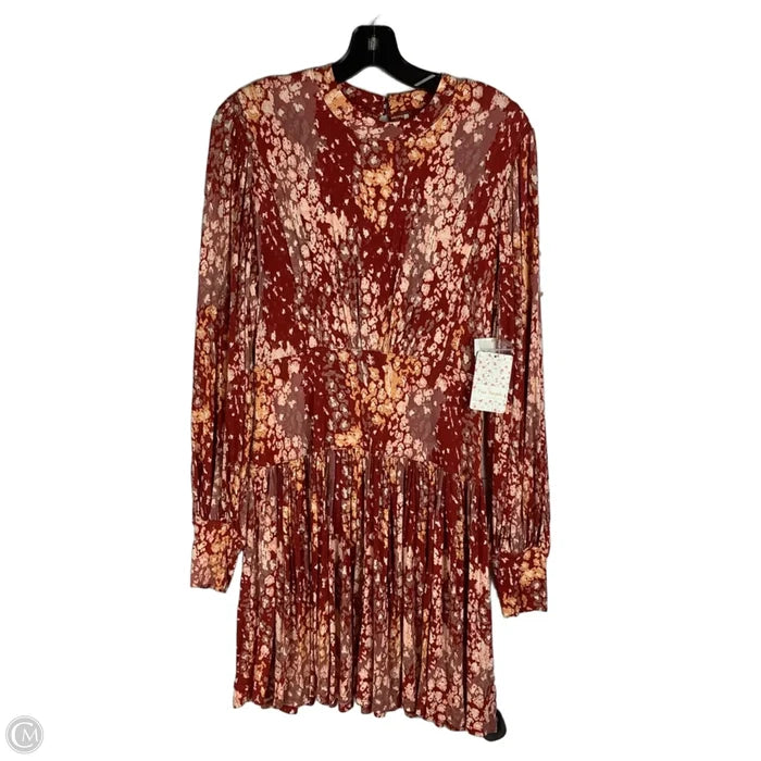 Dress Casual Midi By Free People In Orange, Size: S