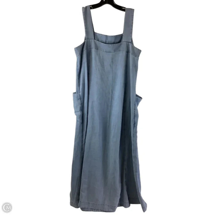 Dress Casual Midi By Pure Jill In Blue, Size: M