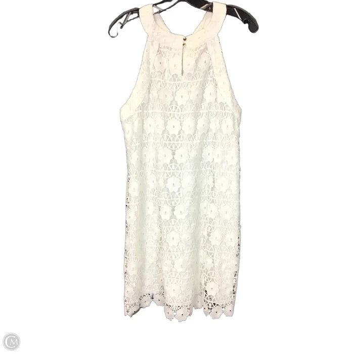 Dress Casual Short By Crown And Ivy In White, Size: L
