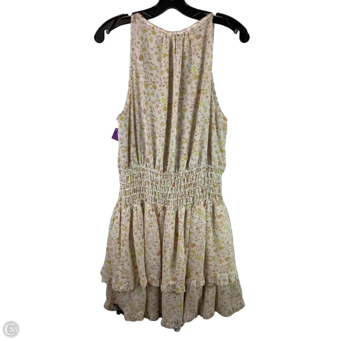 Dress Casual Short By Current Air In Floral Print, Size: L
