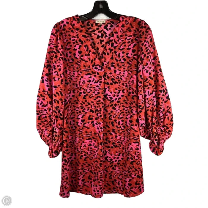 Dress Casual Short By Jodifl In Animal Print, Size: Xs