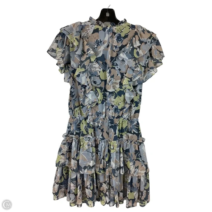 Dress Party Short By Lauren By Ralph Lauren In Blue & Green, Size: 4p