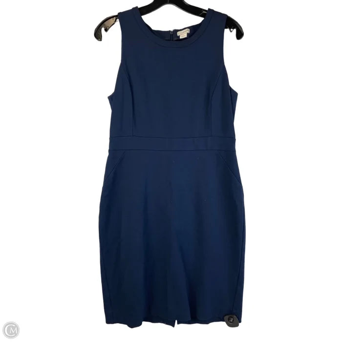 Dress Work By J. Crew In Navy, Size: 10