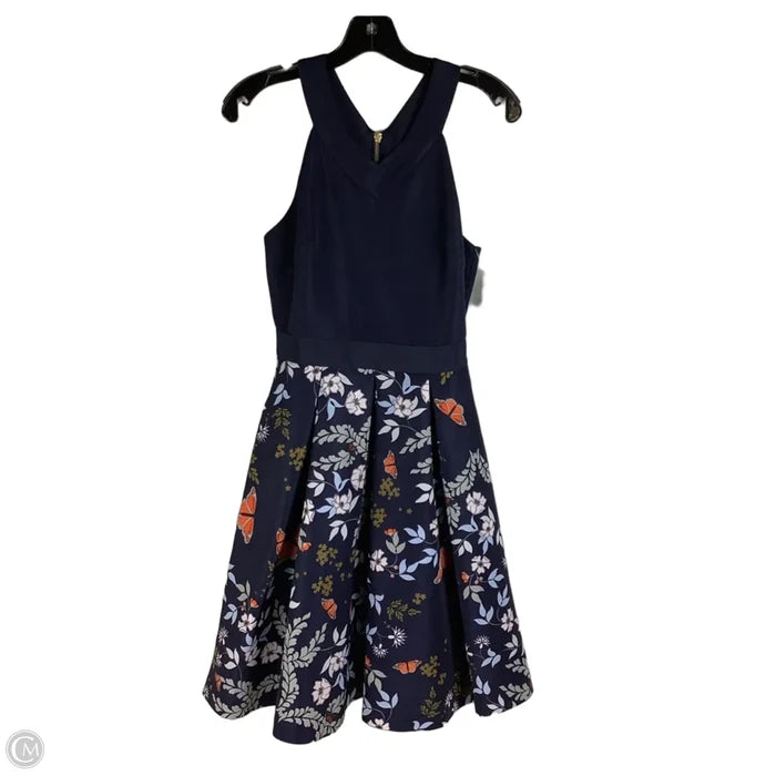 Dress Work By Ted Baker In Navy, Size: 0