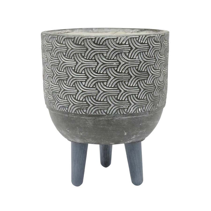 Stoneleigh & Roberson Dwali Planter - Grey (32.5cm) | Koop.co.nz
