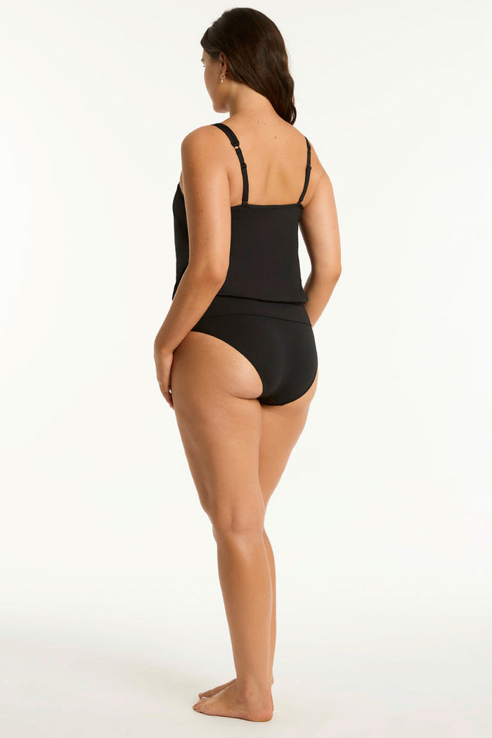 Eco Essentials Blouson Tankini in  | Sea Level Australia