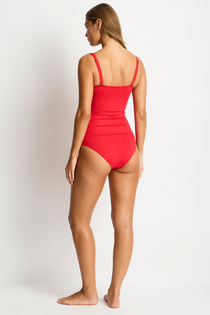 Eco Essentials Cross Front Tankini in  | Sea Level Australia