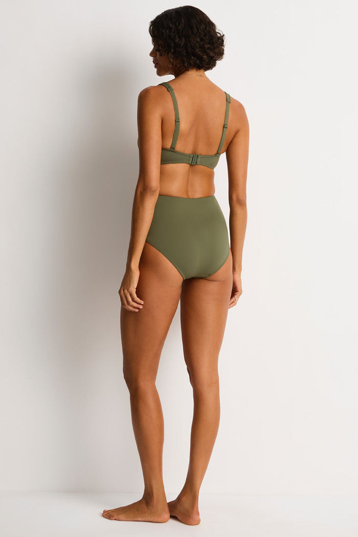 Eco Essentials High Waist Gathered Side Pant