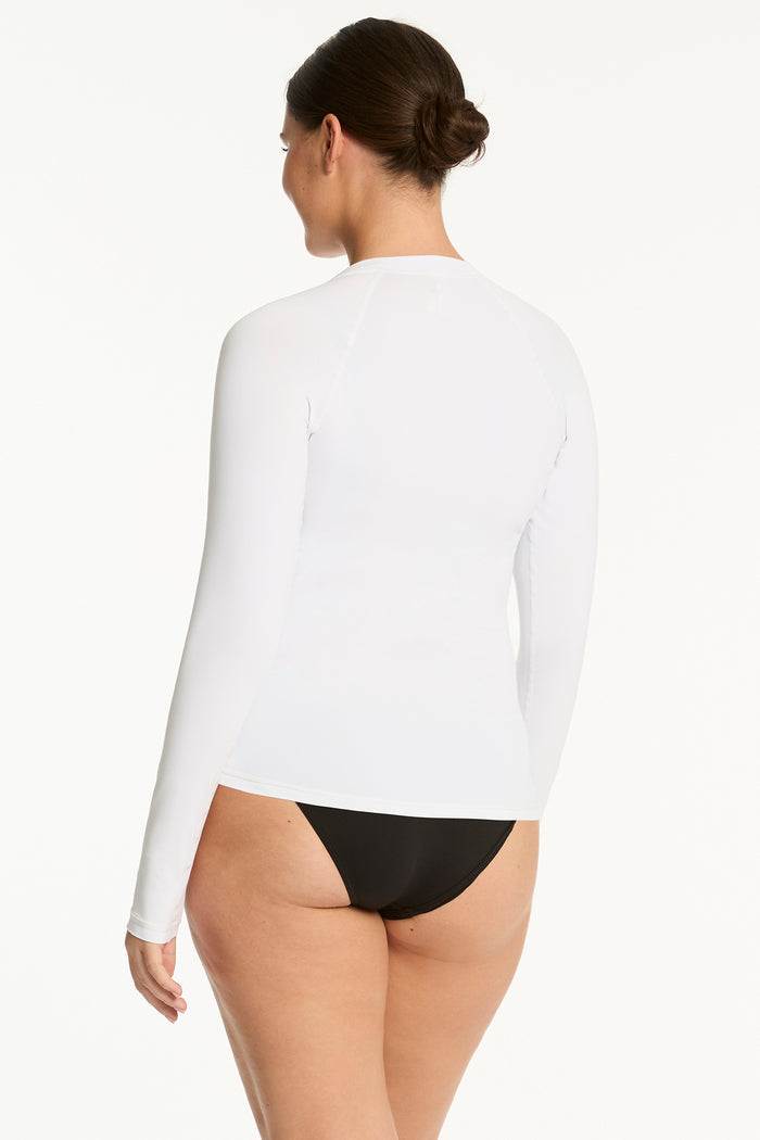 Eco Essentials Long Sleeve Rash Vest in  | Sea Level Australia