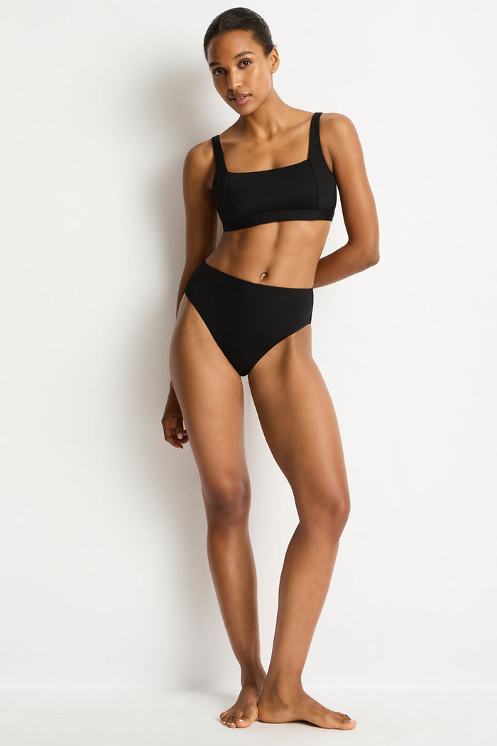 Eco Essentials Retro High Waist Pant in  | Sea Level Australia